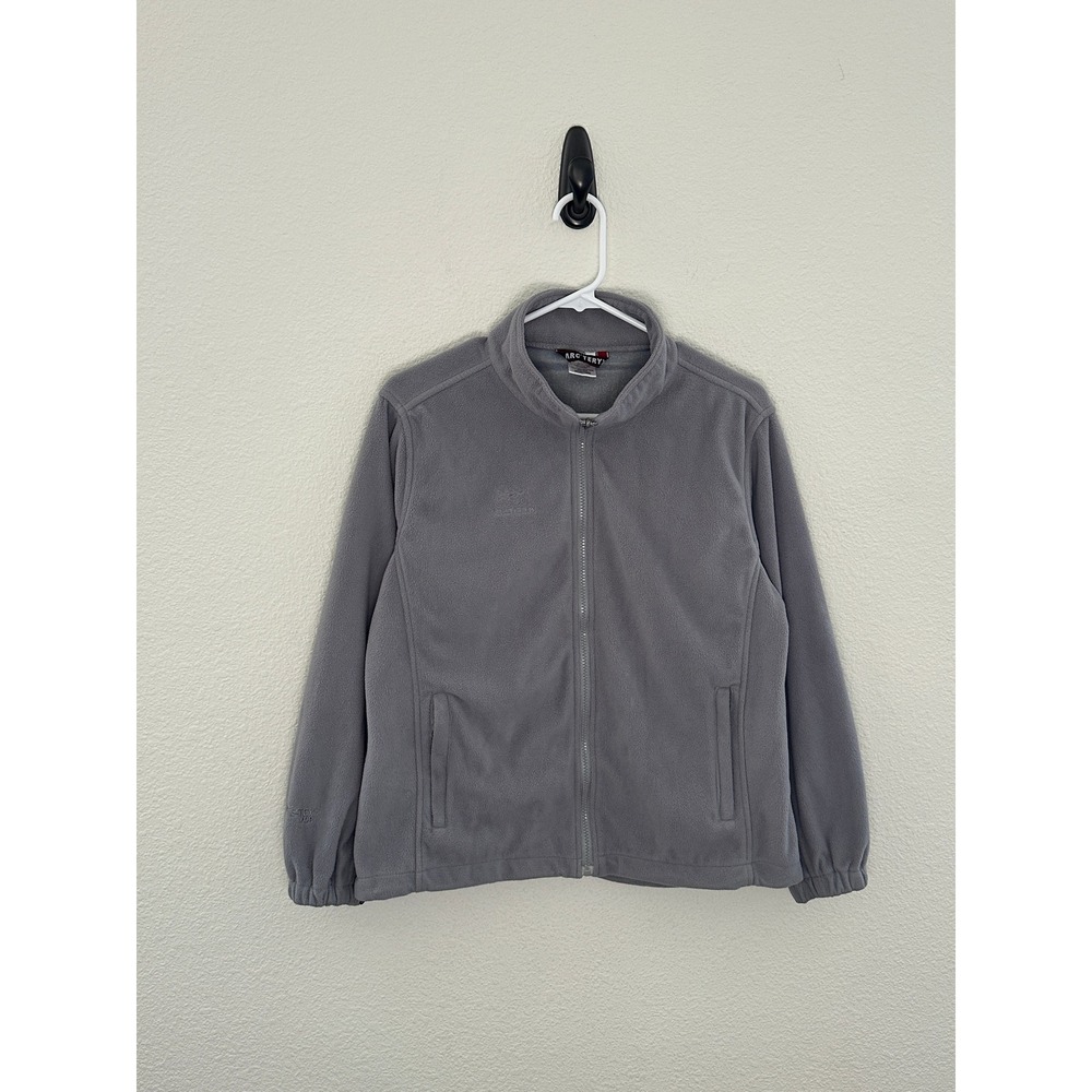 Arc'teryx Fleece Jacket Mens Large Gray Gore-Tex Full Zip Outdoor Hiking